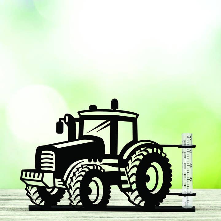Steel Grace - Wholesale Outdoor Ornament/Decor - Modern Tractor 1 Rain Gauge