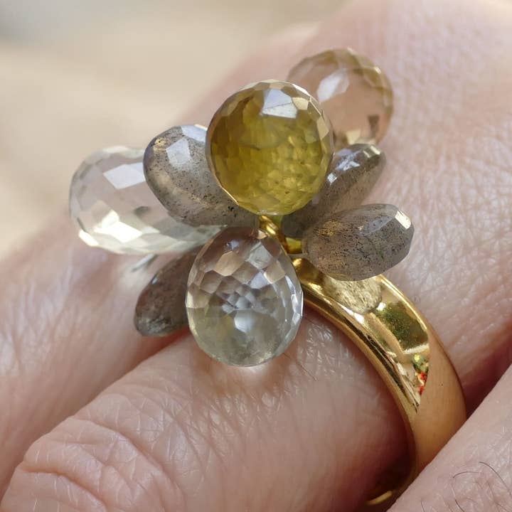Alina Ring Citrine for wholesale by Cátia Levy Designer