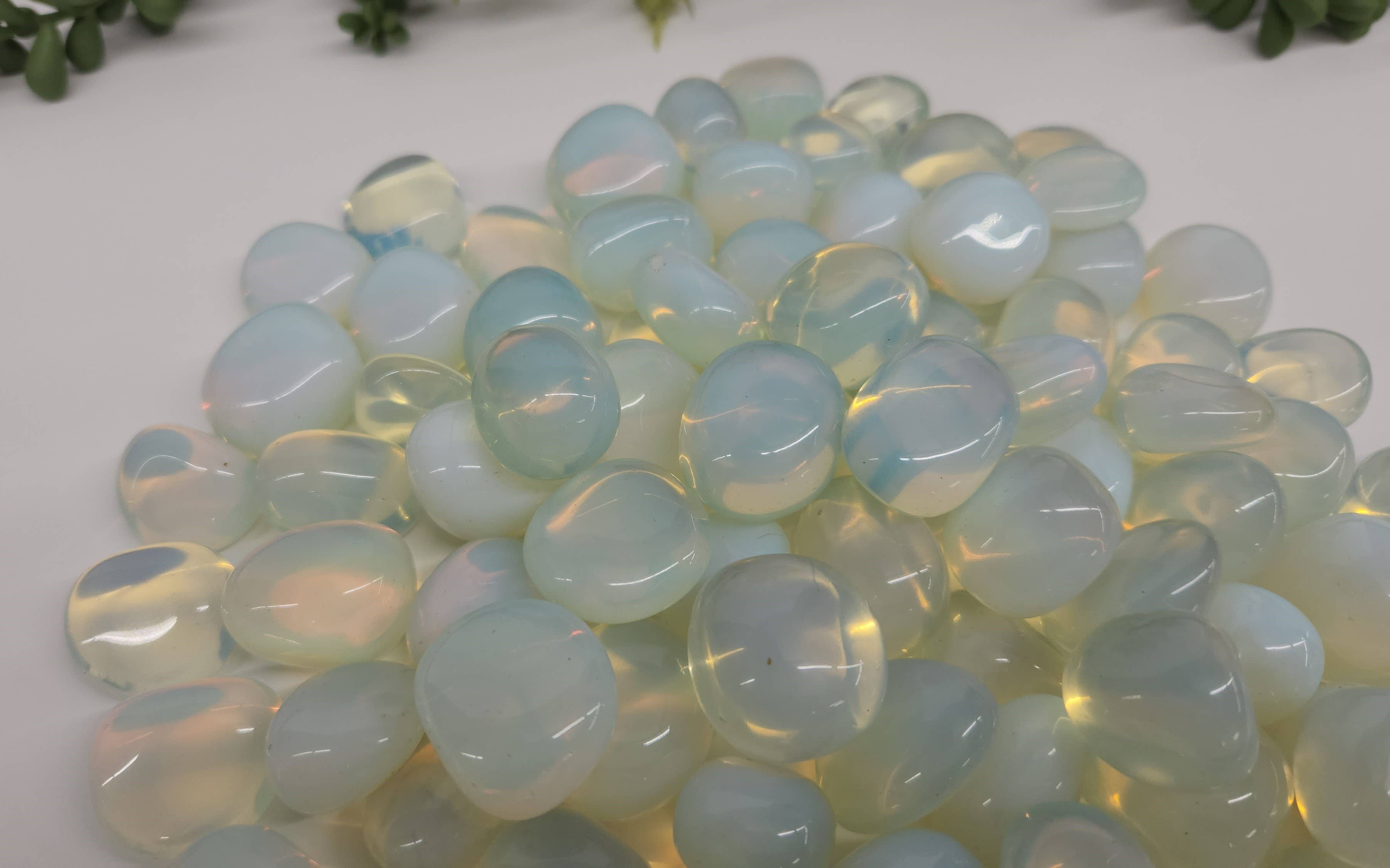 Meraki Gemstones – Engroshandel Spirituelle sten og krystaller – Opalit glatte sten 20-25 mm, 1 kg4