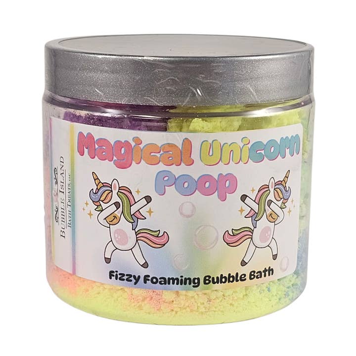 Bubble Island Bath Treats - Wholesale Bubble Bath - Fizzy Bubble Bath - "Magical Unicorn Poop"0
