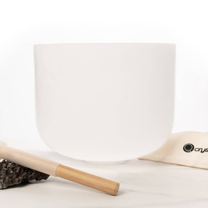 12" E Note 432Hz Perfect Pitch Fourth Octave Frosted Crystal for wholesale by HK Higher Knowing