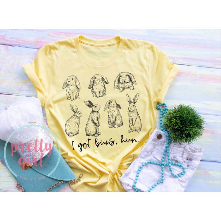 I got buns hun Adult Tshirt for wholesale by Pretty Girl Bows and Things