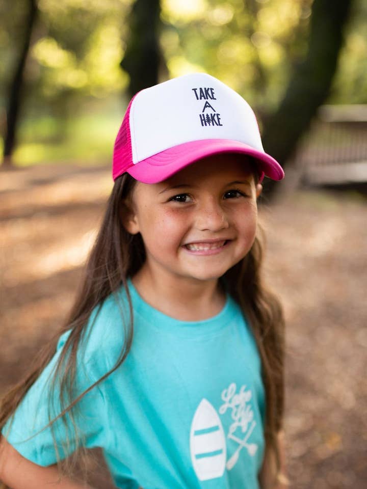 Pink Take A Hike Hat for wholesale by Outdoorable Apparel