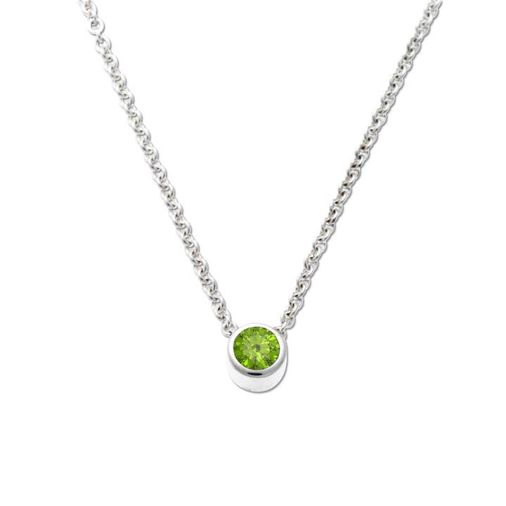 Pendentifs (péridot- (N) sur chaîne) en argent sterling .925 pour la vente par Zina Sterling Silver
