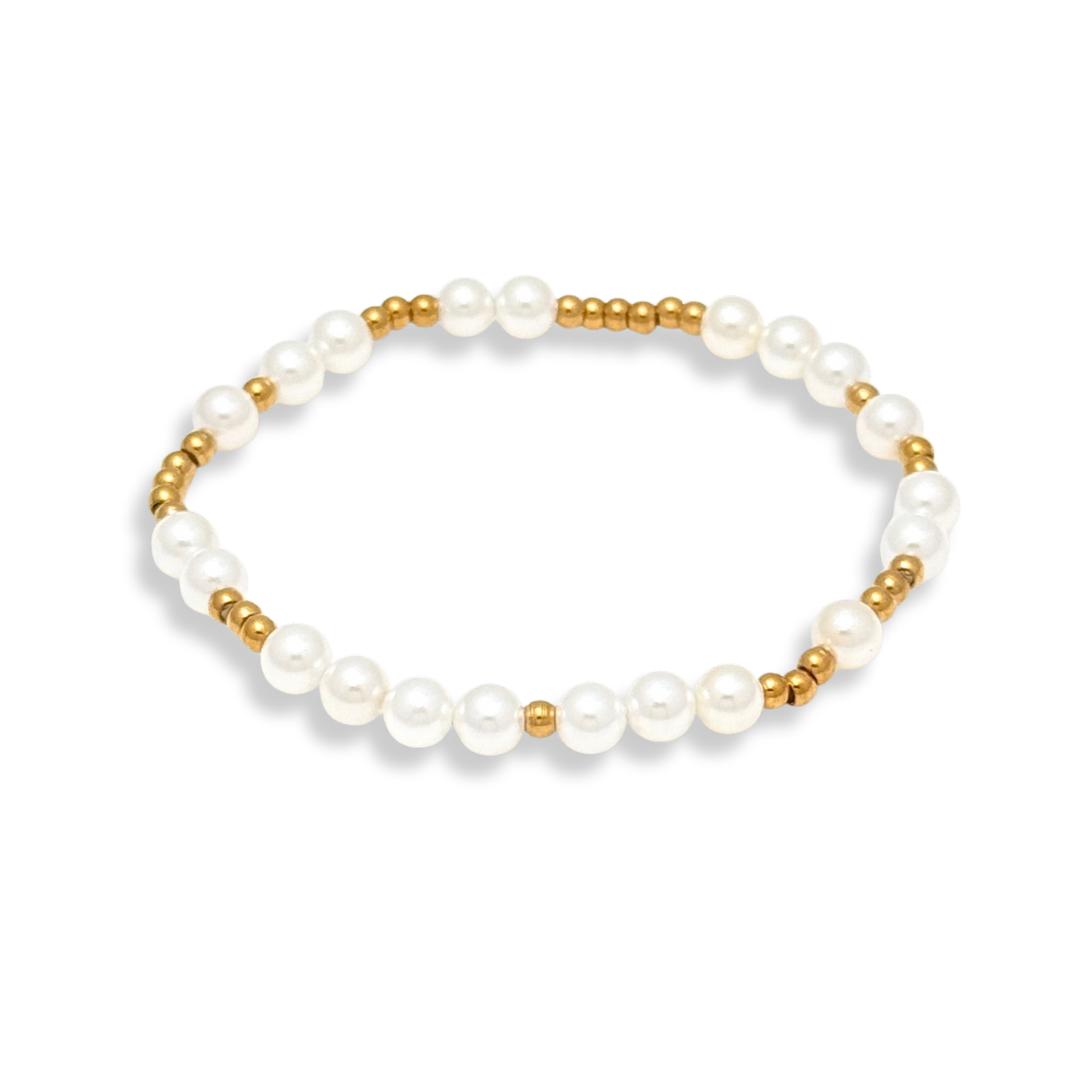 Savvy Bling - Vente Bracelet de perles - Bracelets en perles de perles et d'or étanches21