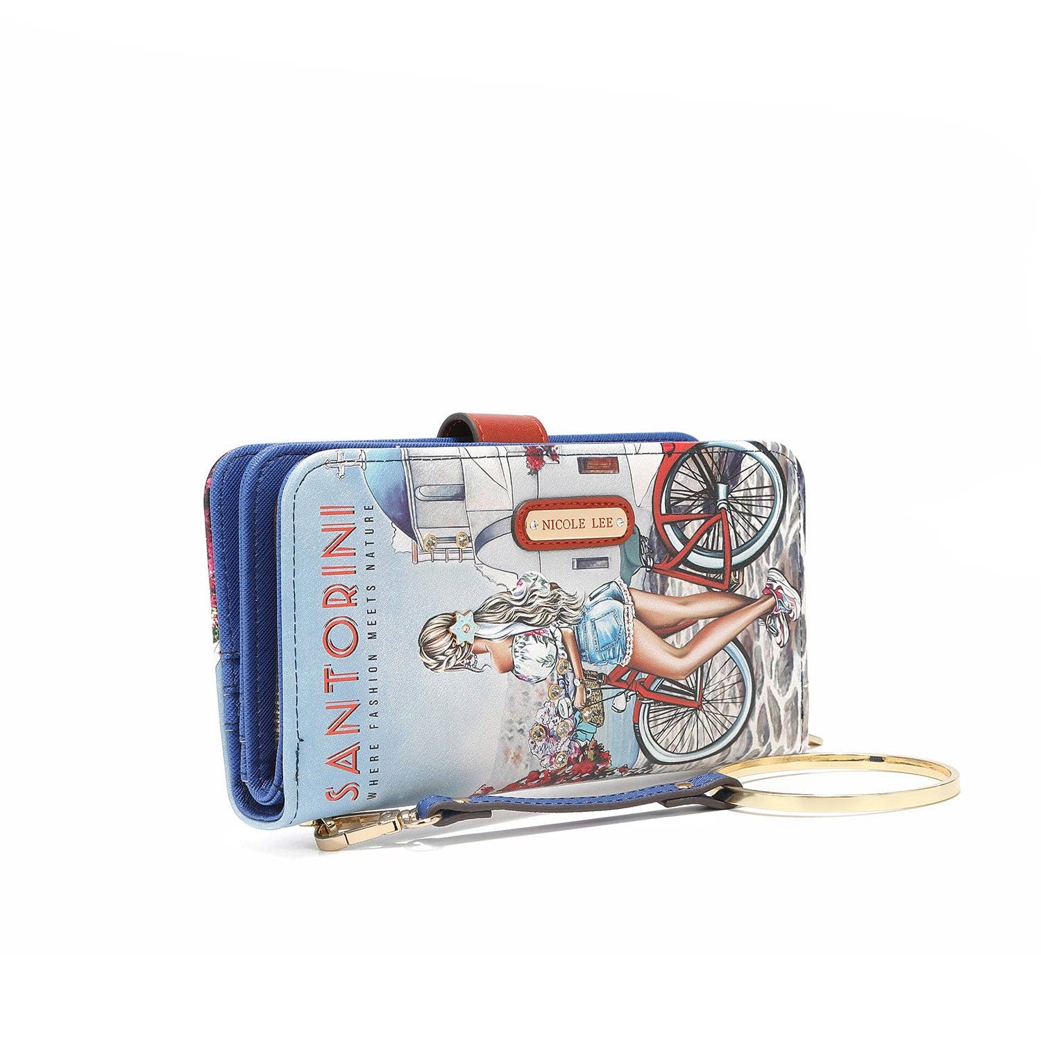 Nicole Lee – Carteira - Mulher por atacado – CARTERA IMPRESA MODA CON CREMALLERA11
