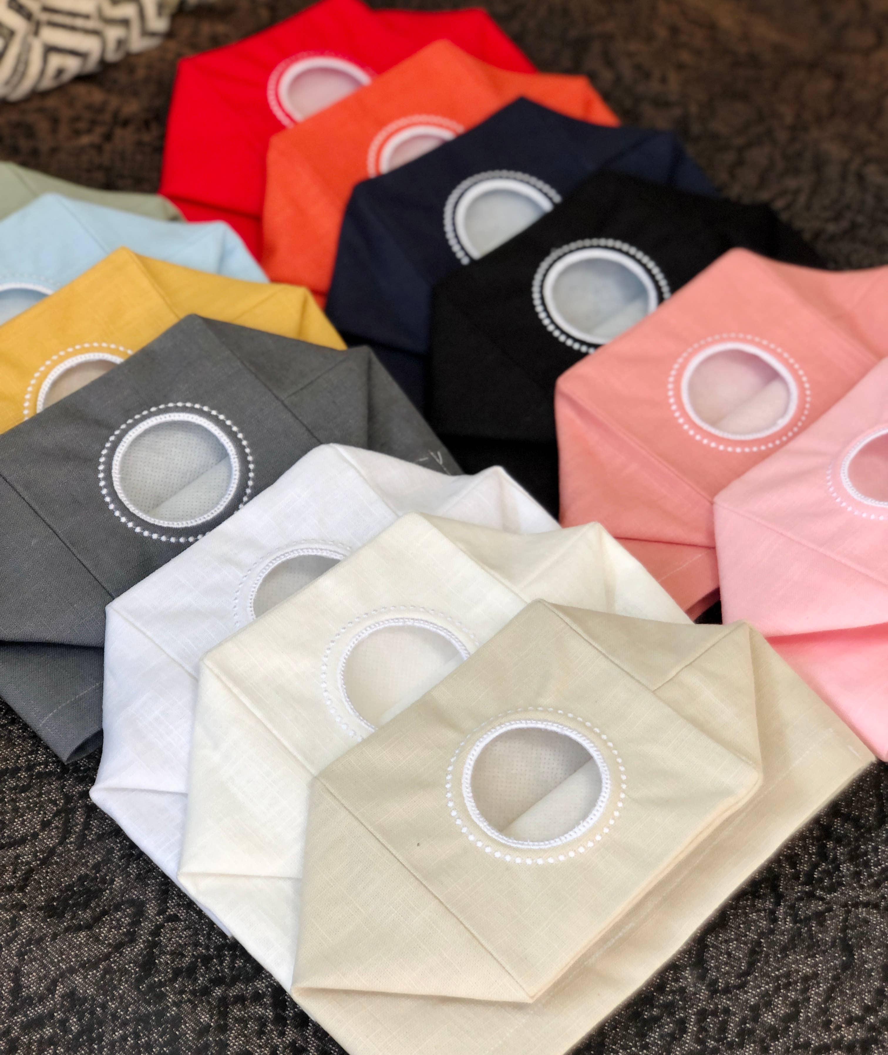 Belle Linen - Wholesale Tissue Box - Beige Linen Tissue Box Cover5