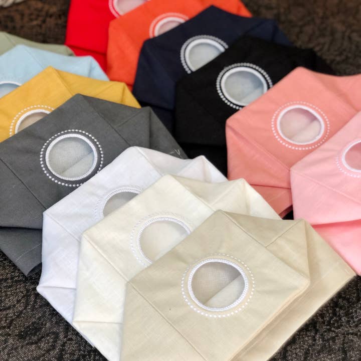 Belle Linen - Wholesale Tissue Box - Beige Linen Tissue Box Cover5