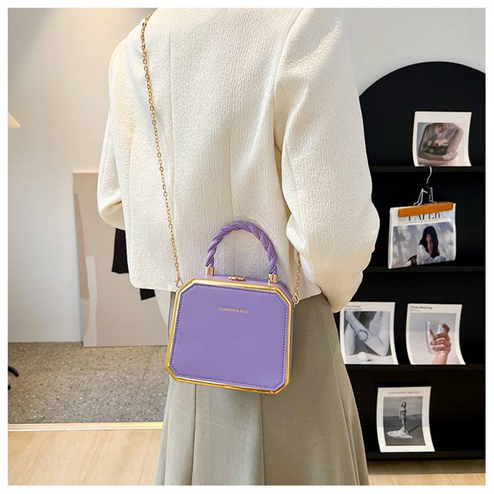 ACCITY - Wholesale Top Handle Bag - Women's - FASHIONABLE CHAIN DINNER BAG_CWAB1573
