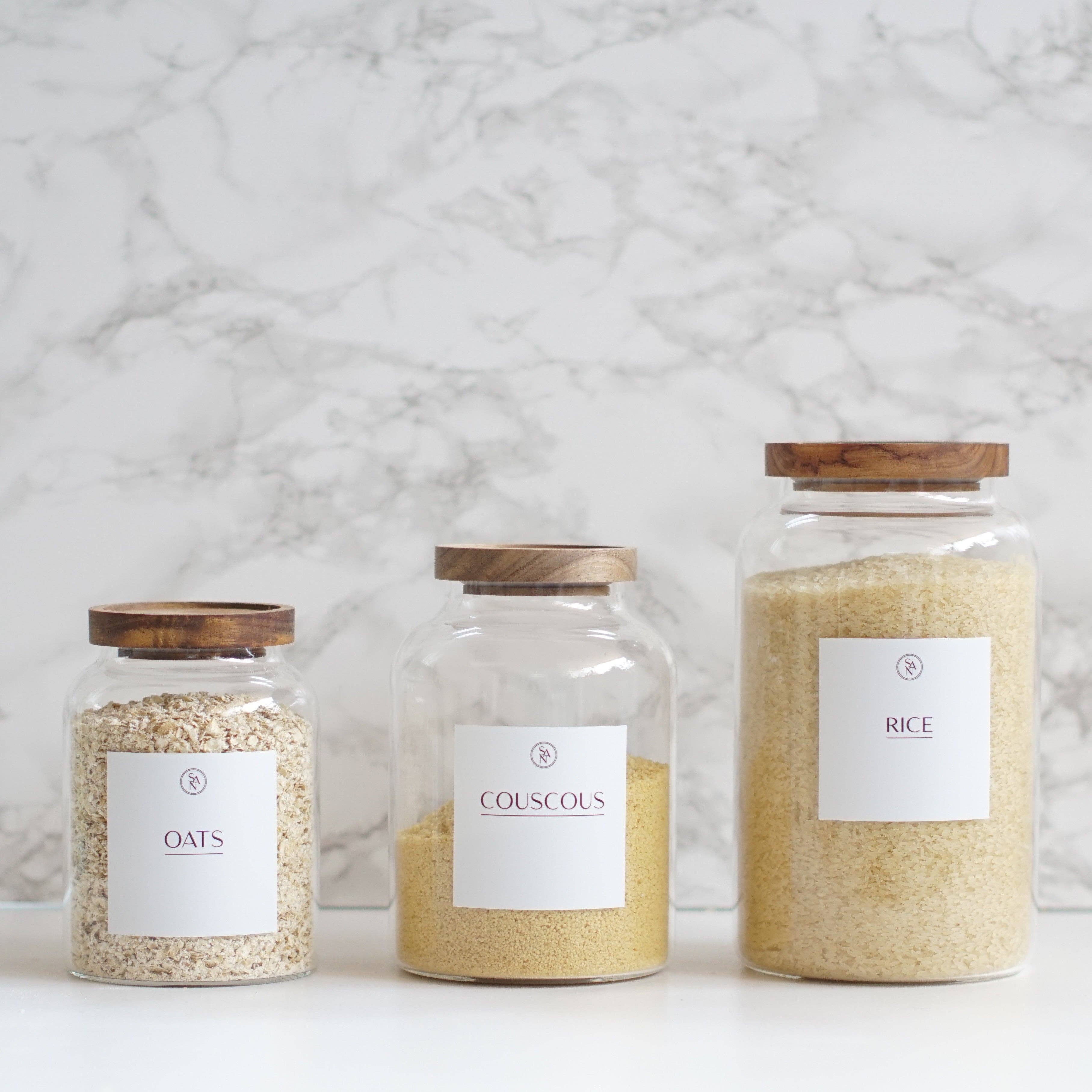 So At Nature – wholesale Jar – Premium Glass Kitchen Storage Jars Sets8