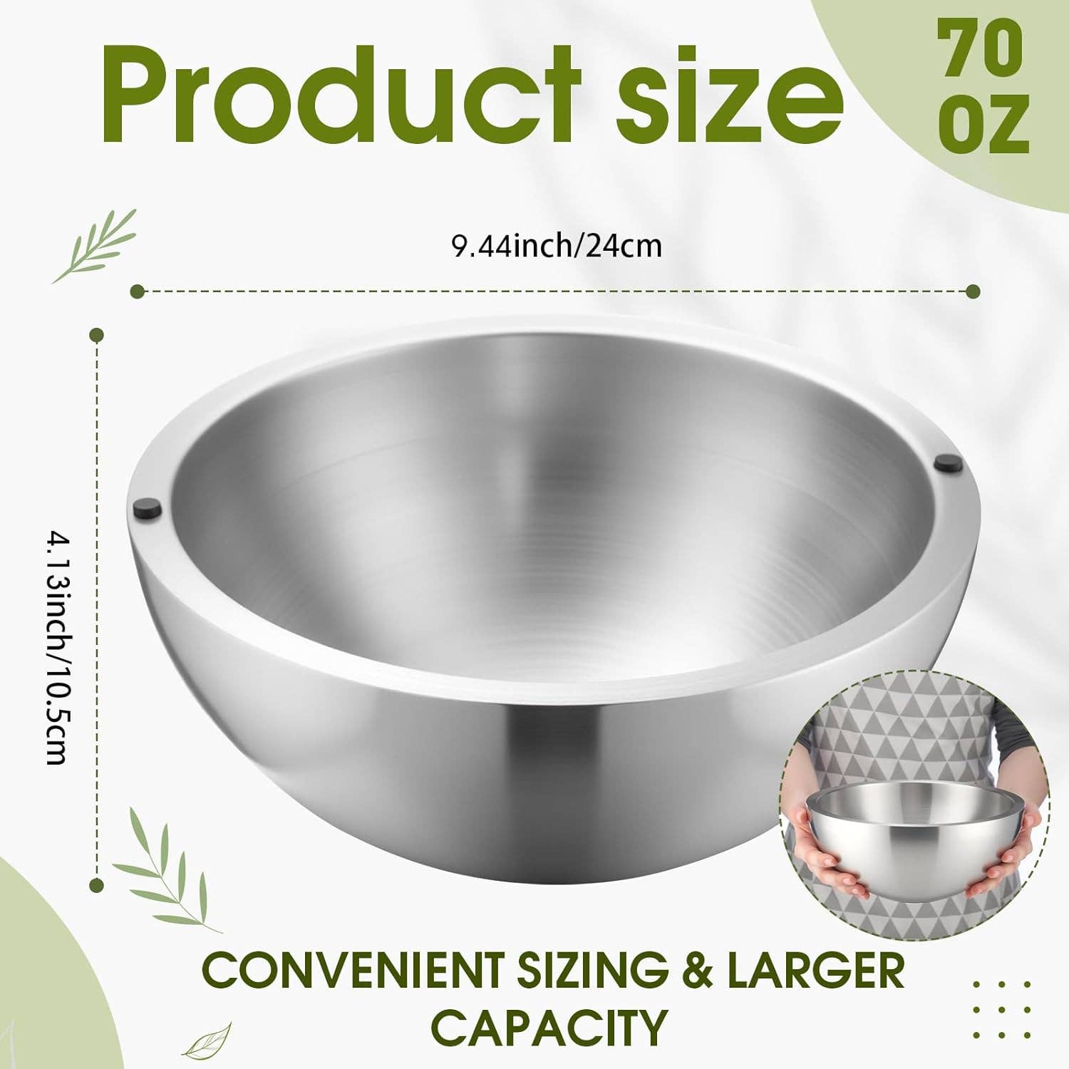 VIGOR - Wholesale Serve Bowl - Dip Chiller Bowl,304 Stainless Steel Ice Chamber for Salsa2