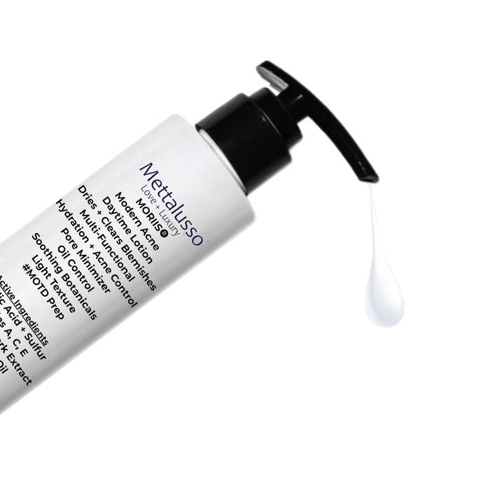 Mettalusso Inc - Wholesale Acne/Hydrocolloid Patch - Mettalusso MORIIS Modern Acne + Anti-Oxidant Hydrating Skincare Lotion3