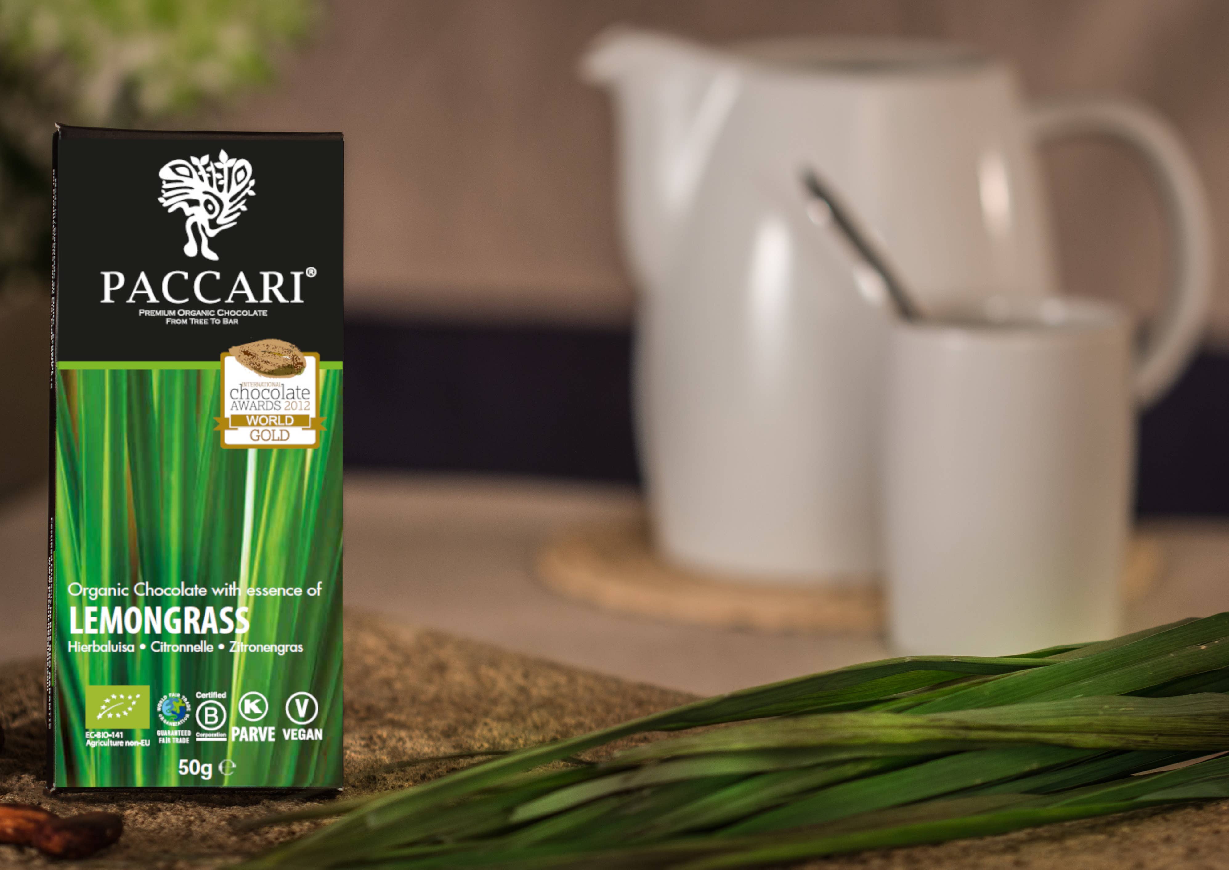 PACCARI Deutschland und Österreich - Wholesale Chocolate Bar - Bio Schokolade Zitronengras 60% Kakao1