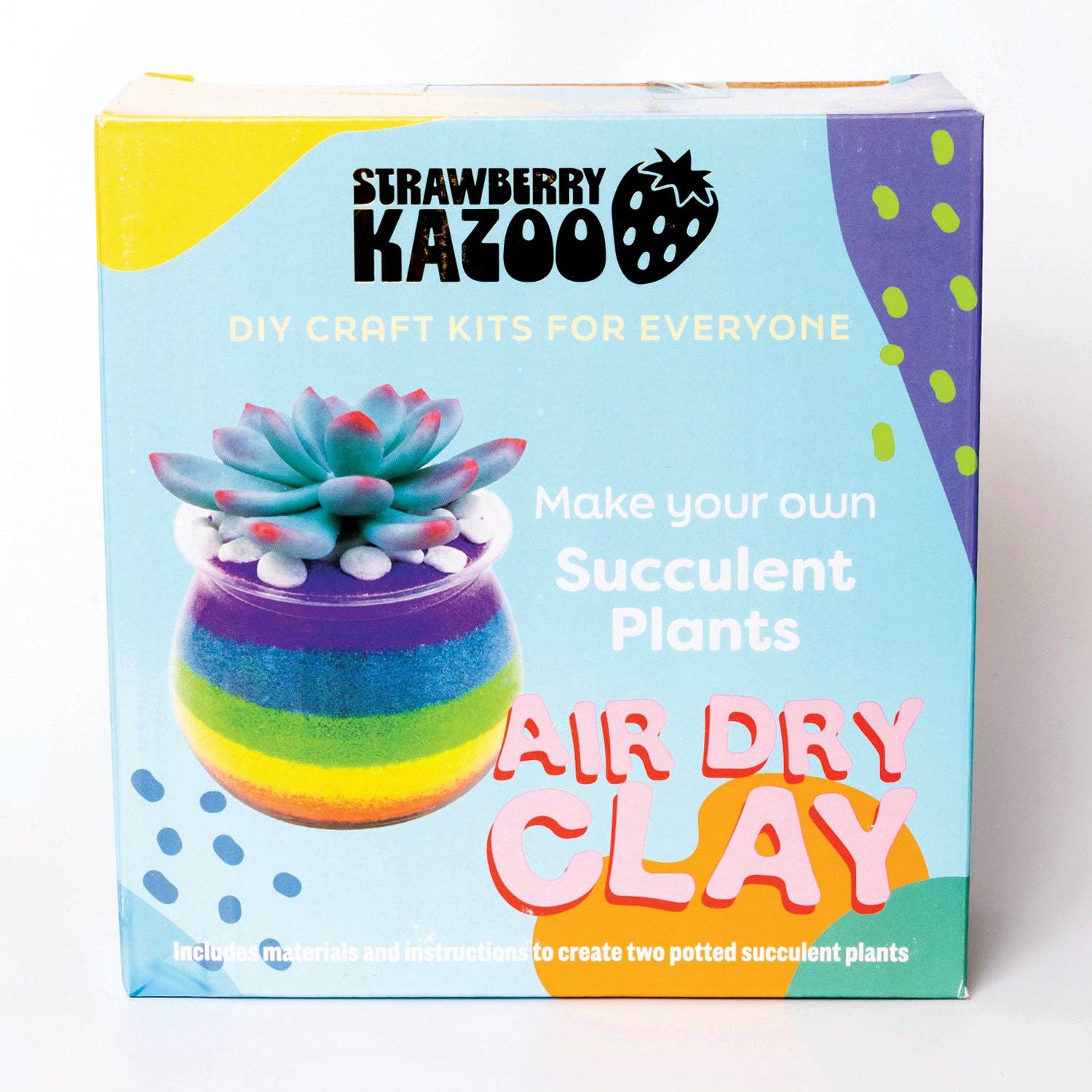 Jewelry Made by Me - Wholesale Doe-het-zelf-knutselset - Aardbeien Kazoo Luchtdrogende Klei Vetplant Knutselset0