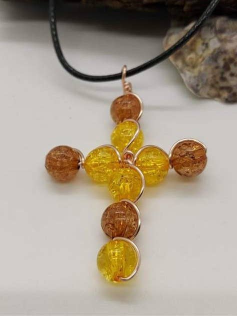 Bronze Cross Necklace for wholesale by Zalery
