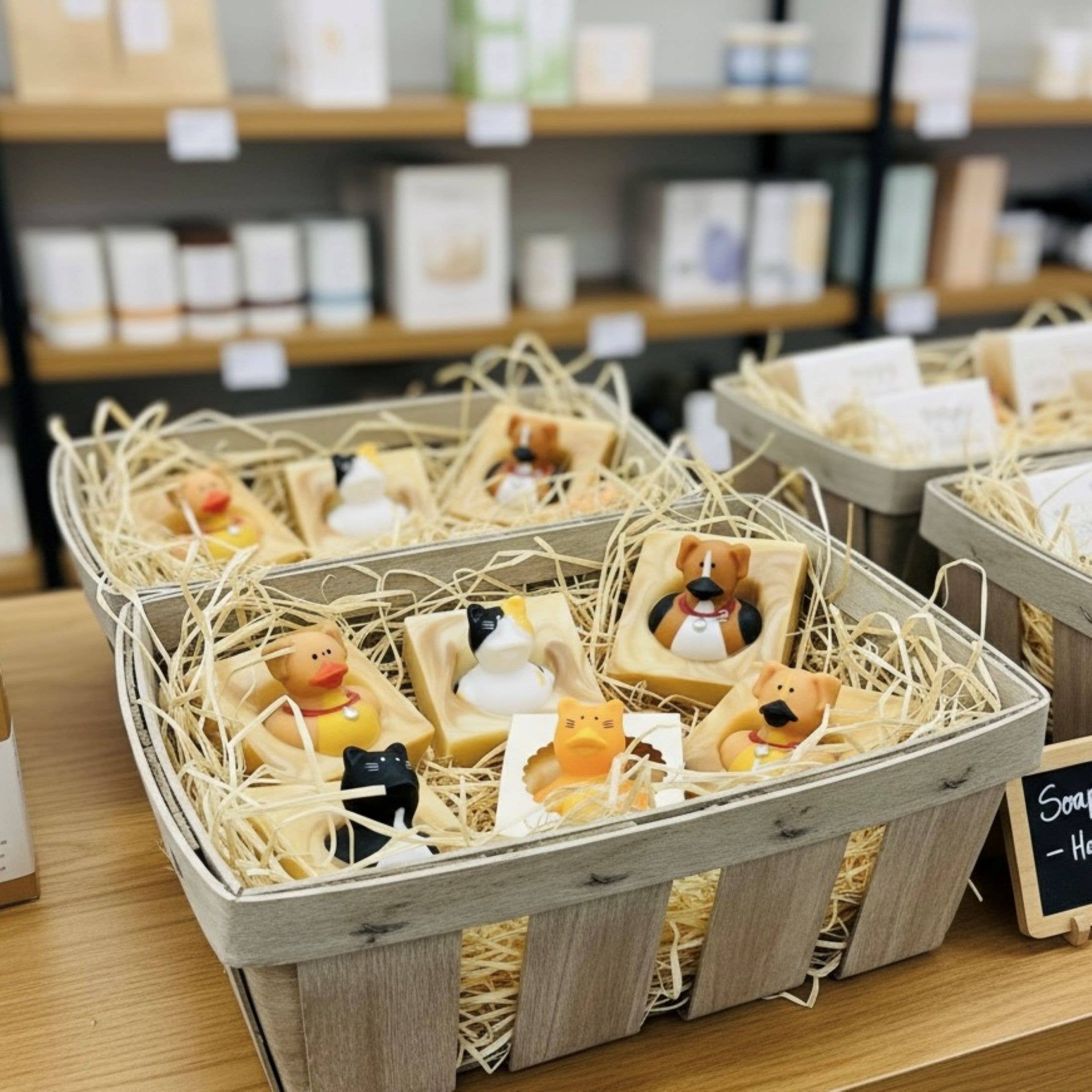 SARATOGA SOAP COMPANY - Wholesale Bar Soap - Soapy Pals Handmade Soap Bar for Kids VEGAN COLD PROCESS1