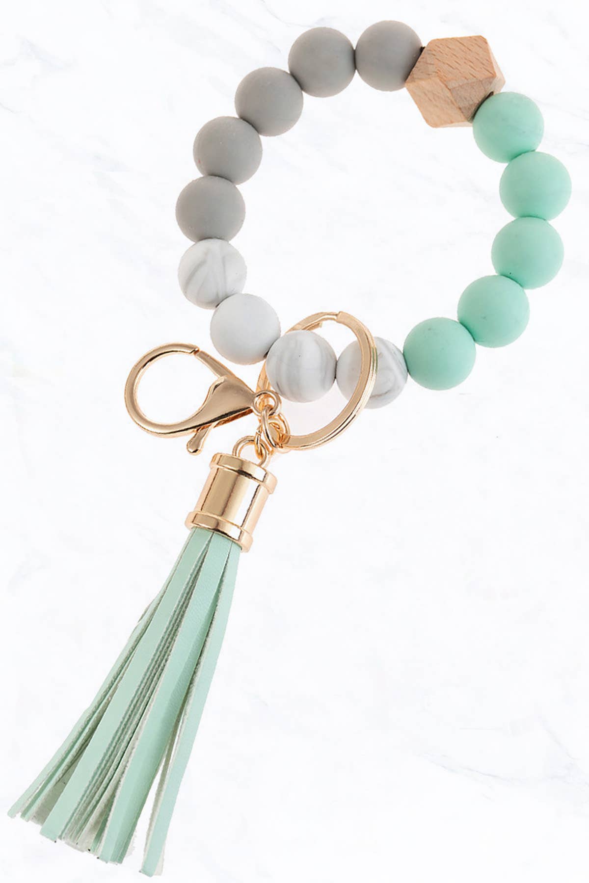 Suzie Q USA - Vente Porte-clés – femme - Porte-clés anneau avec perles en silicone colorées40