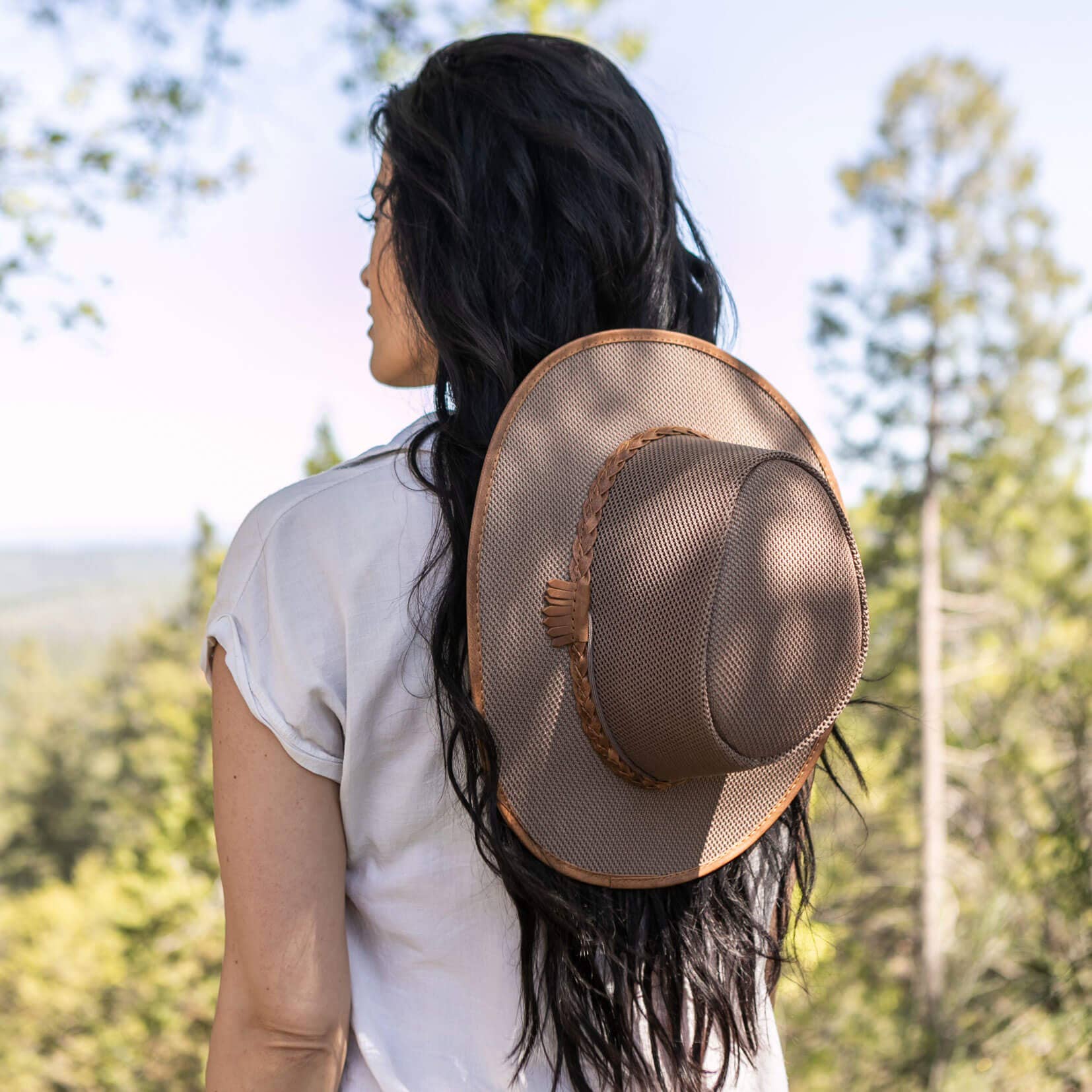 American Hat Makers – Engroshandel Vandrehue – unisex – Outback Åndbar Bredskygget Solhat - Stil Soaker10