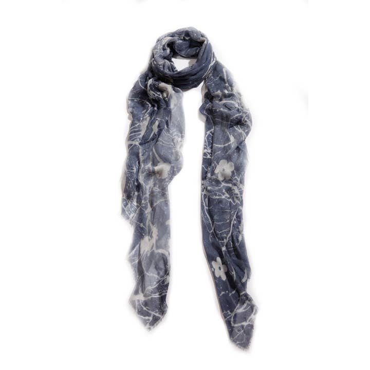 Blue Pacific - Wholesale Scarf - Women's - Vintage Cashmere Floral Fade1