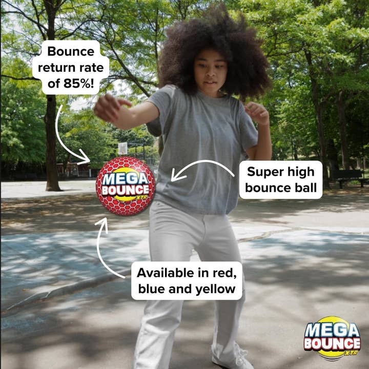 MukikiM Toys & Games - Wholesale Sports Ball - Kids - Wicked Mega Bounce XTR - The World's Bounciest Ball