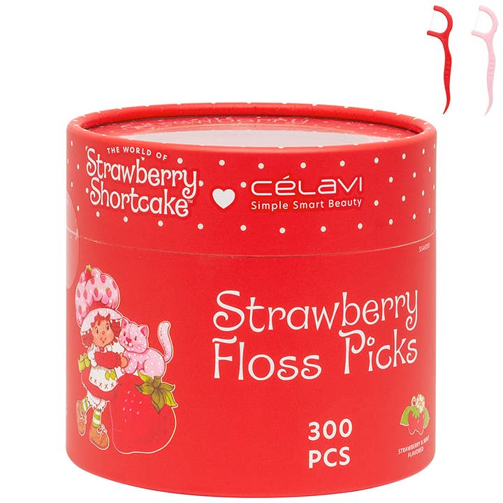 CELAVI SHORTCAKE À LA FRAISE 300 PIÈCES DE FIL DENTAIRE, SS 46000 pour la vente par JOIA ACCESSORIES