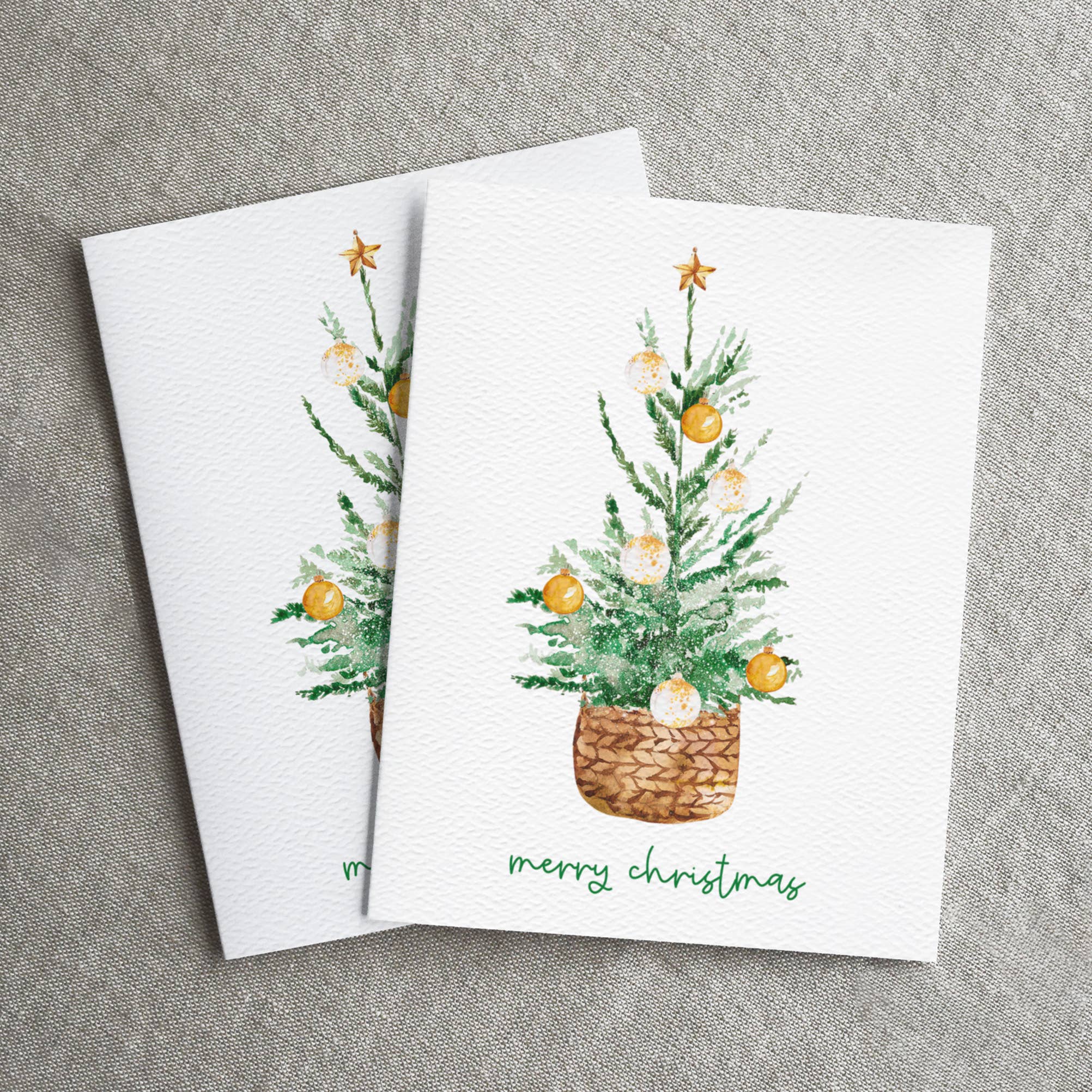 Blue Thistle - Wholesale Christmas Card - Merry Christmas Card, Happy Holidays, Eco Friendly2