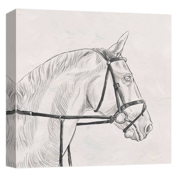 Majesty Sketch Décoration murale sur toile 22 x 22 po pour la vente par PTM Images