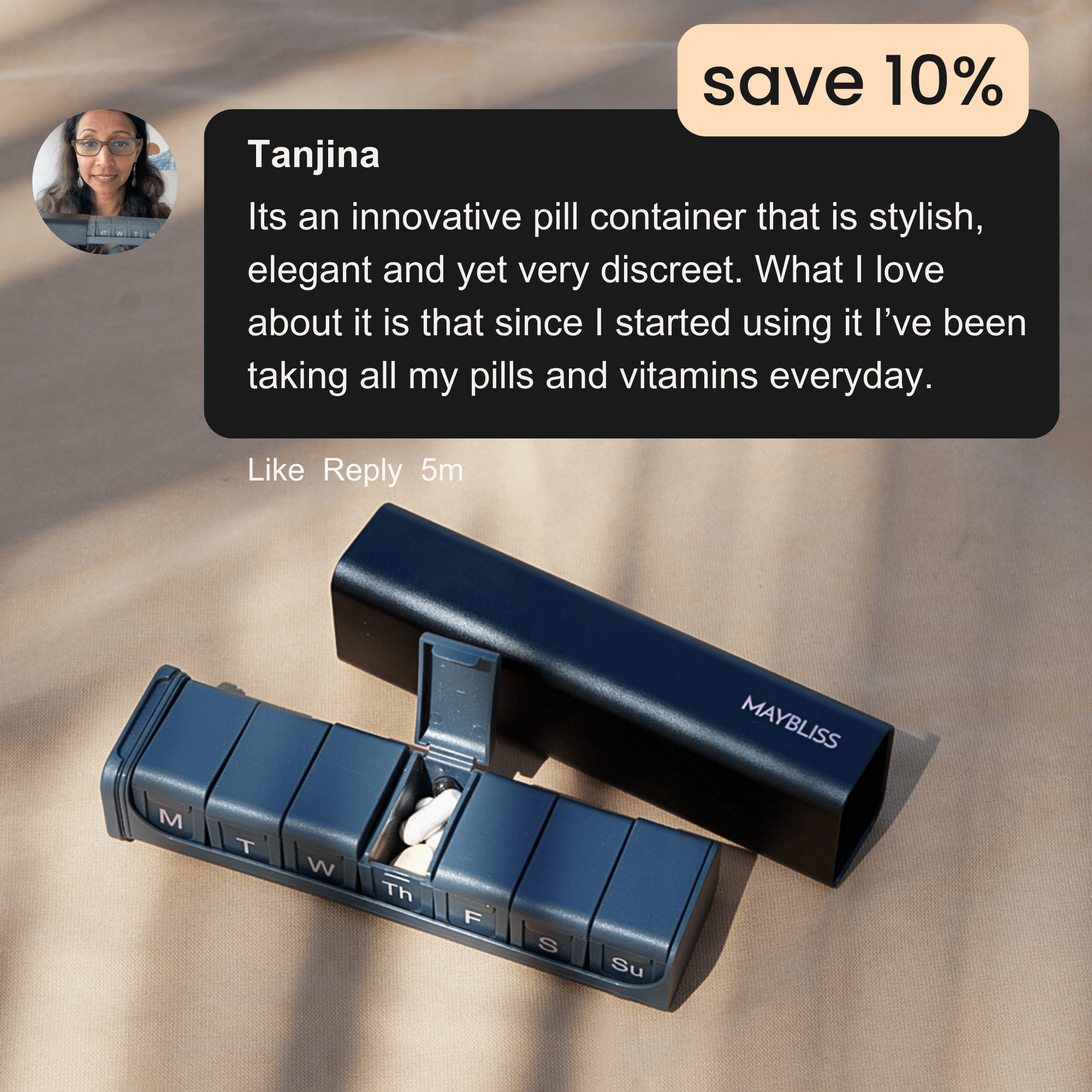 MAYBLISS - Wholesale Pill Organizer - BlissPod Innovative Travel Case18