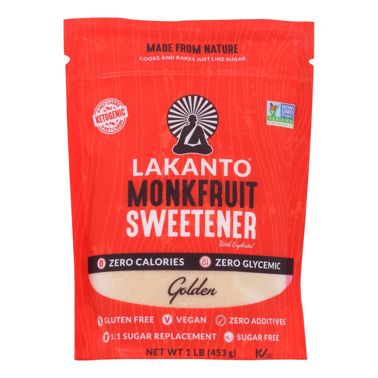 Ware Spark - Wholesale Sugar/Sweetener - Lakanto - Monkfruit Sweetener - Golden - Case Of 8 - 16 Oz.0