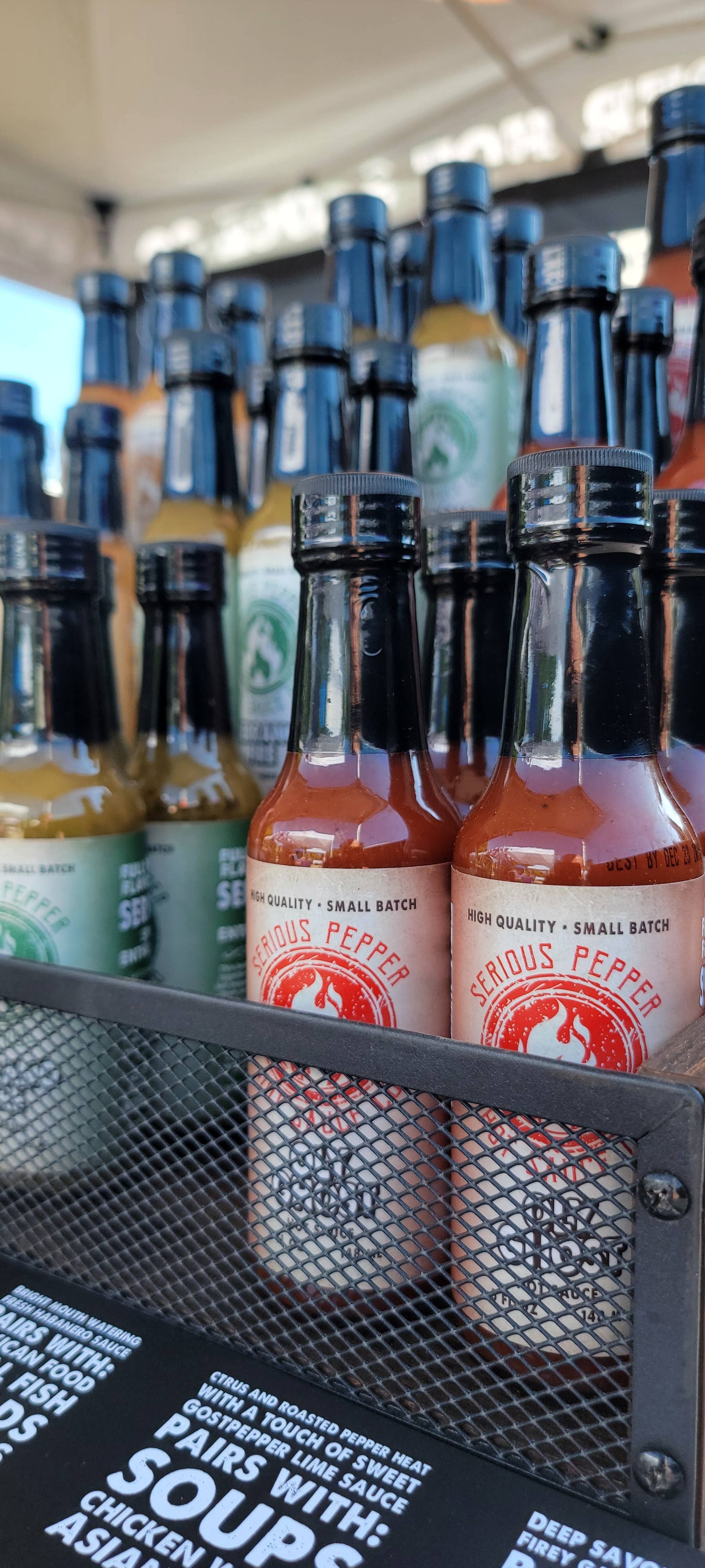 Serious Pepper - Wholesale Hot Sauce - Serrano Fire - Spicy Verde Sauce - 5oz2