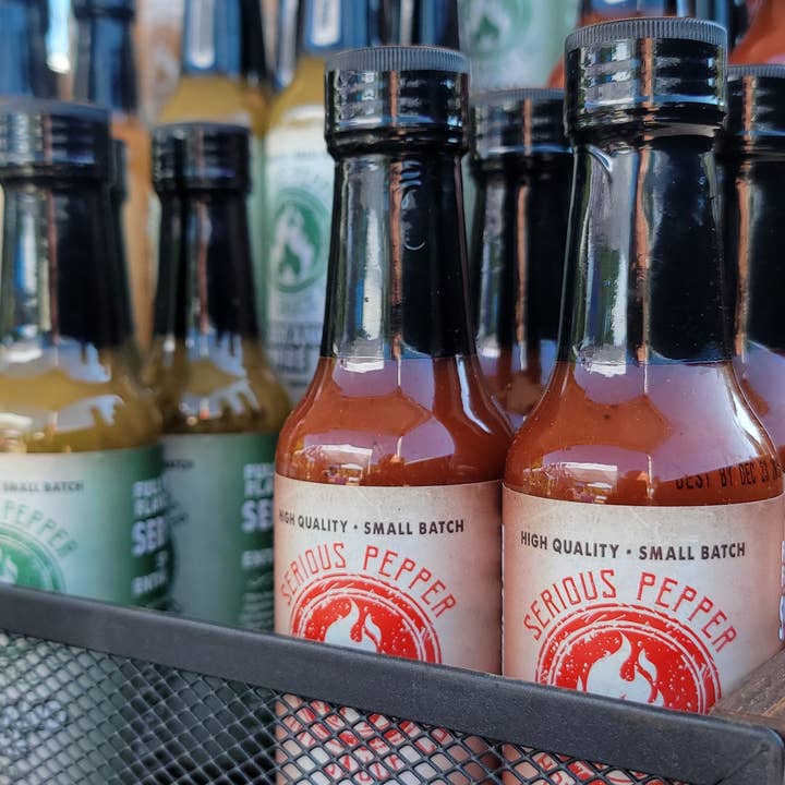 Serious Pepper - Wholesale Hot Sauce - Serrano Fire - Spicy Verde Sauce - 5oz2