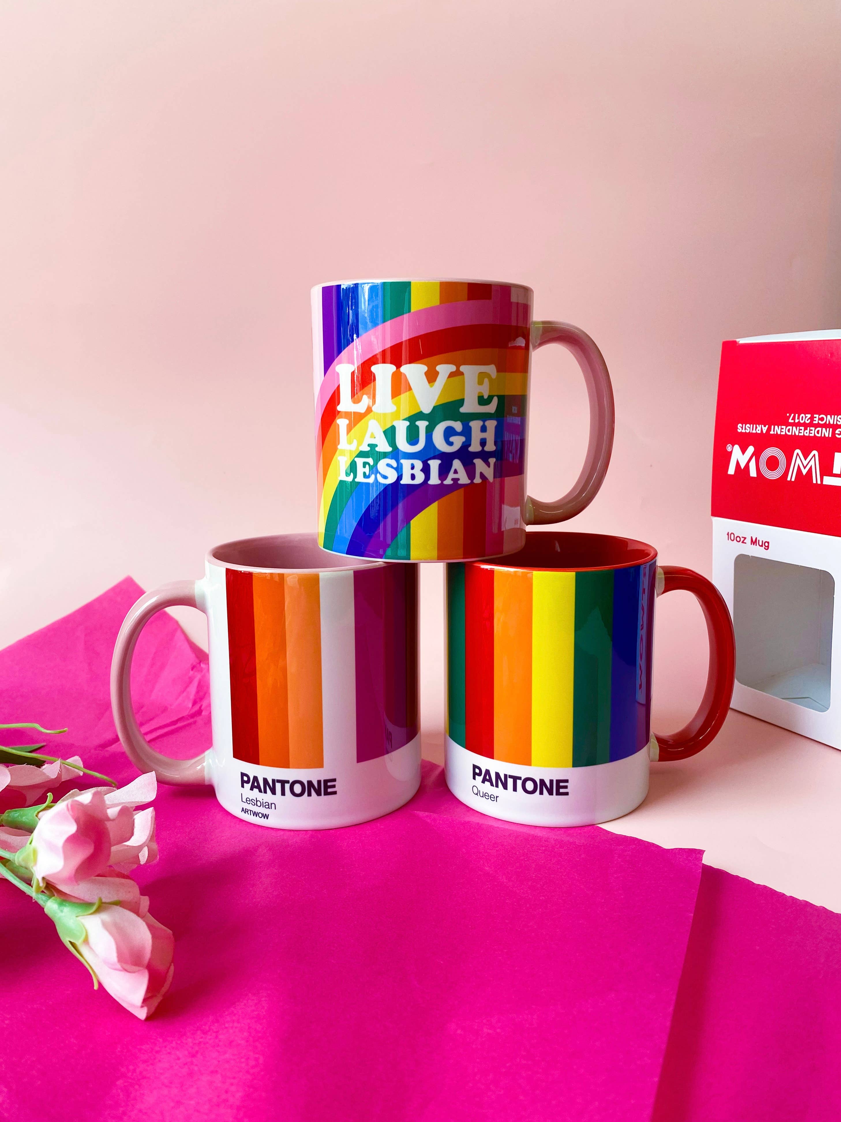 ART WOW - Wholesale Koffiemok - Mokken 'Pantone Queer LGBTQ+ gay cadeauartikelen'9