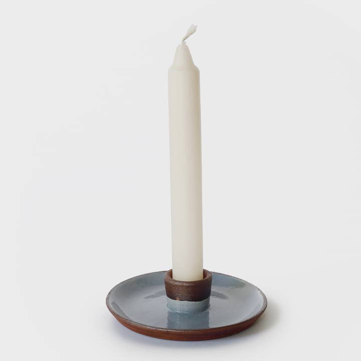 Silvia K Ceramics - Wholesale Candle holder - Handmade Modern Rustic Terracotta Dinner Candle Holder3