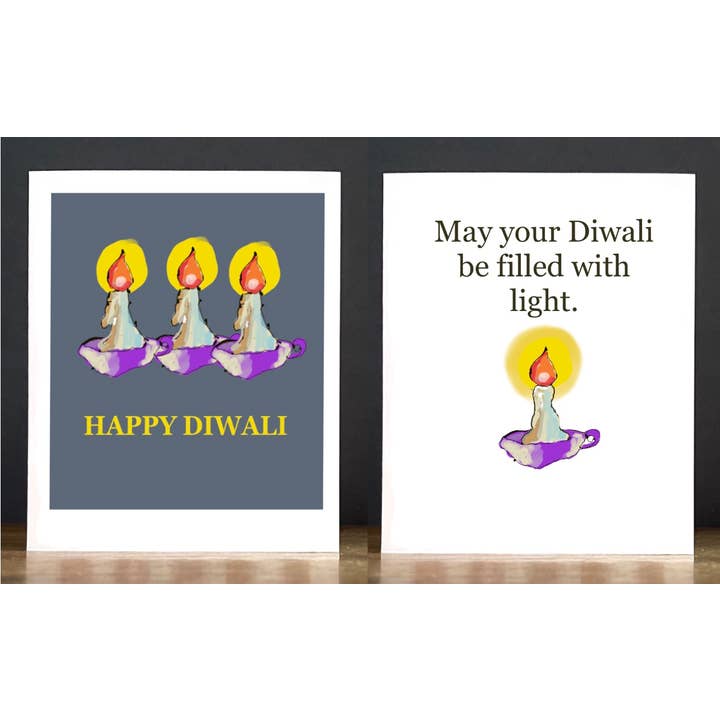 Diwali: Stearinlys for engroshandel hos Cards by Charlot