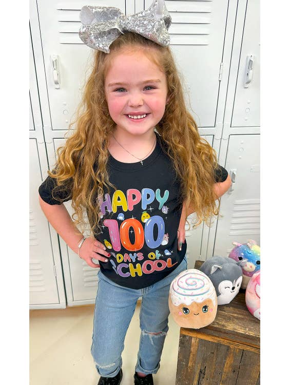 Sugar Stitch - Wholesale Screen Printed T-Shirt - Kids - 100 Days of Squishy Graphic T-Shirt