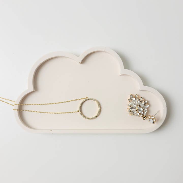 Plato para baratijas Cloud Jewelry para venta al por mayor de Three Springs Candle Co.