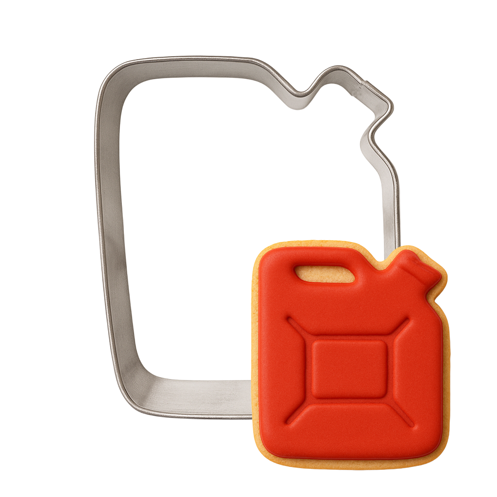 CookieCutter.com - Wholesale Cookie Cutter - Gas Can Cookie Cutter 3in B19120