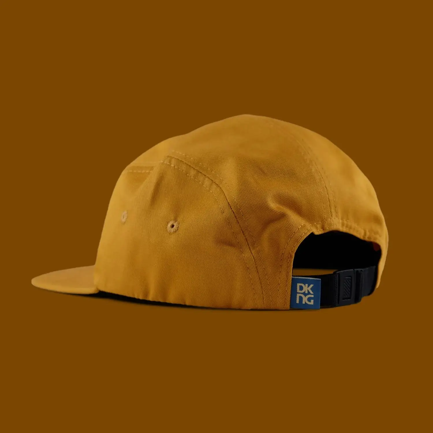 DKNG Studios - Wholesale Flat Brim Cap - Unisex - Sol -  Five-Panel, Low Profile, Camper Hat1