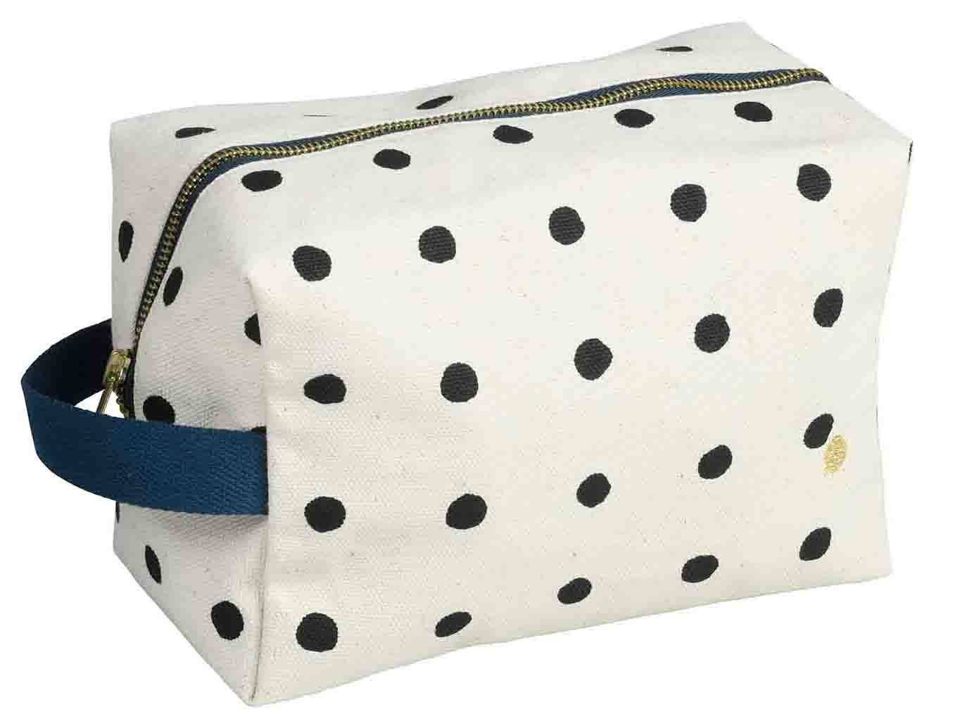 Maison Vivaraise & La Cerise sur le Gâteau - Wholesale Toiletry Bag - Women's - Mio Ecru Cube Pouch 14 X 22 X 110