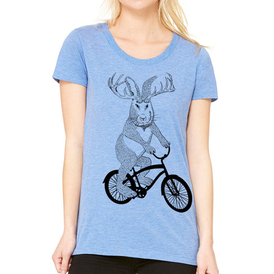 MISSION THREAD CLOTHING - Wholesale Screen Printed T-Shirt - Women's - Jackalope cruise0