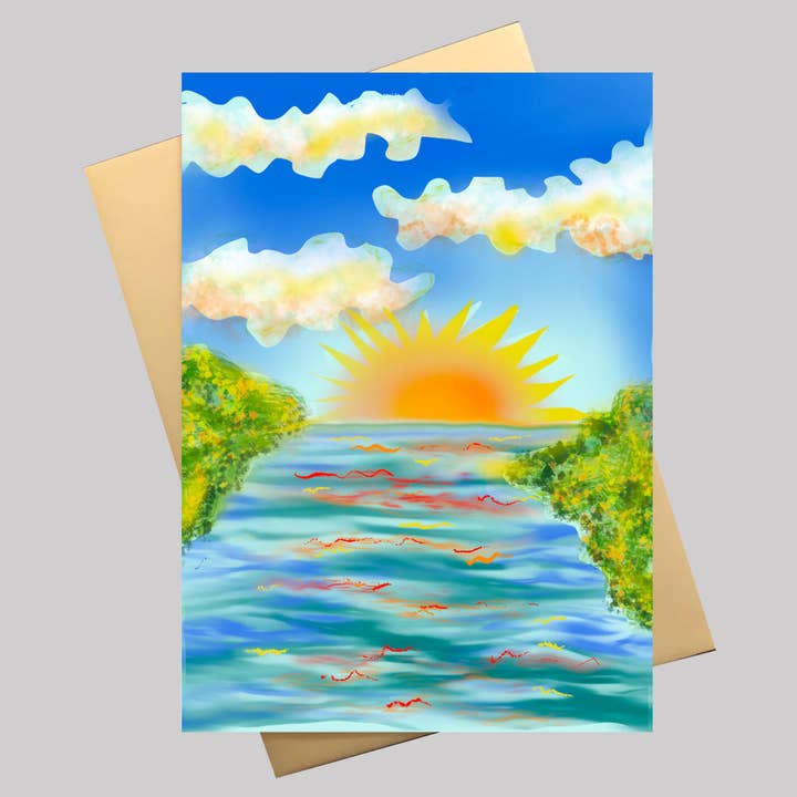 Lake Sunset - GC003 for wholesale by Viva Loretta