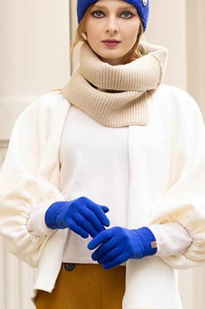 Hana - Wholesale Gloves - Women's - Solid Knit Touch Gloves7