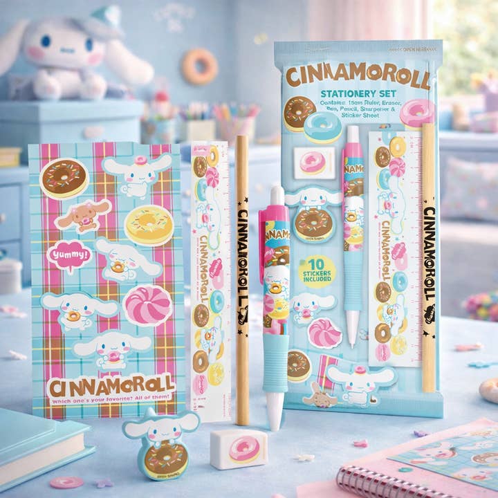 Sanrio Cinnamoroll - Set de papeterie 6 pièces pour la vente par Mad Monkey GmbH