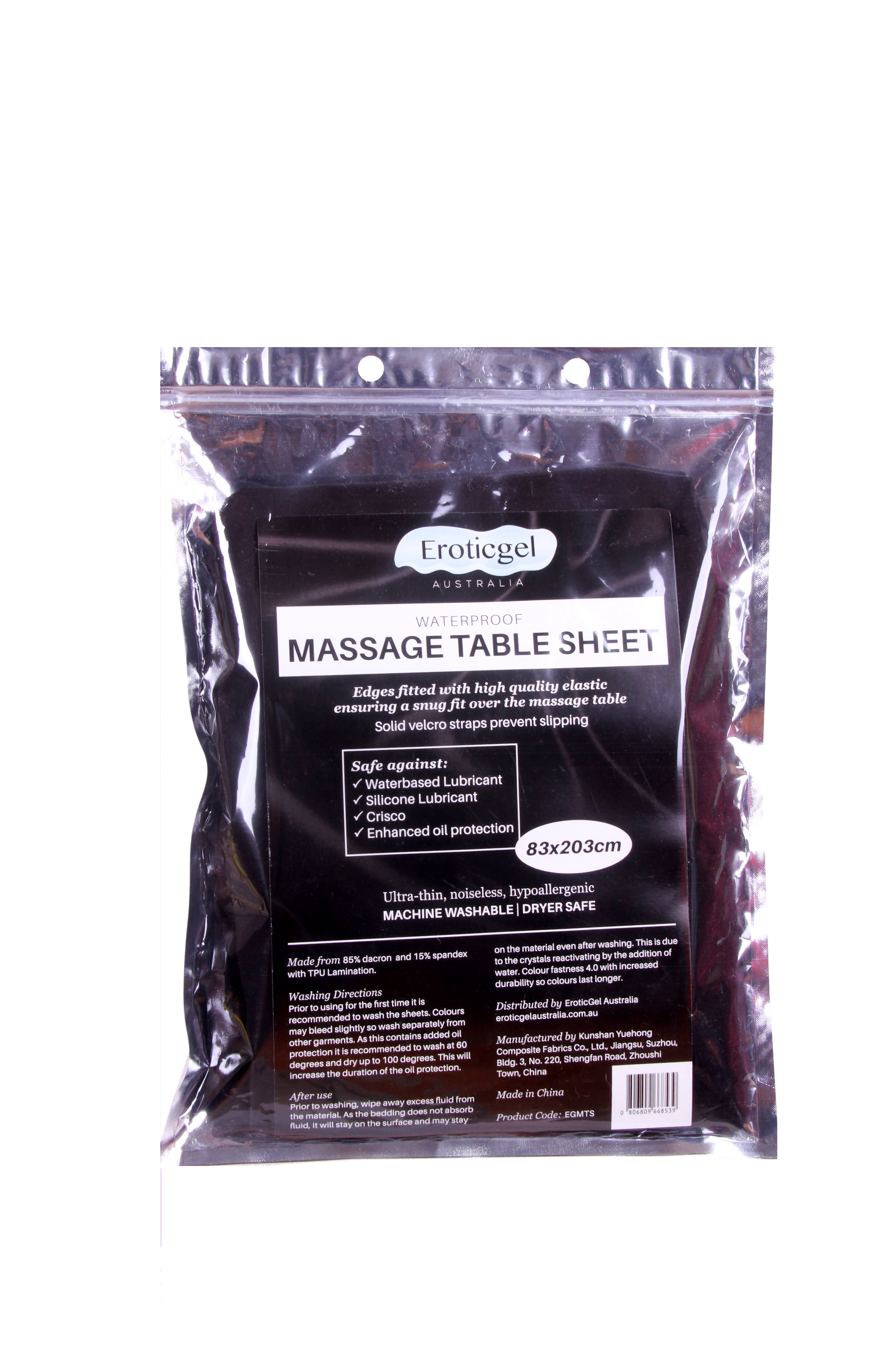 STIM U - Wholesale Fitness equipment - Black Waterproof Massage Table Sheet
