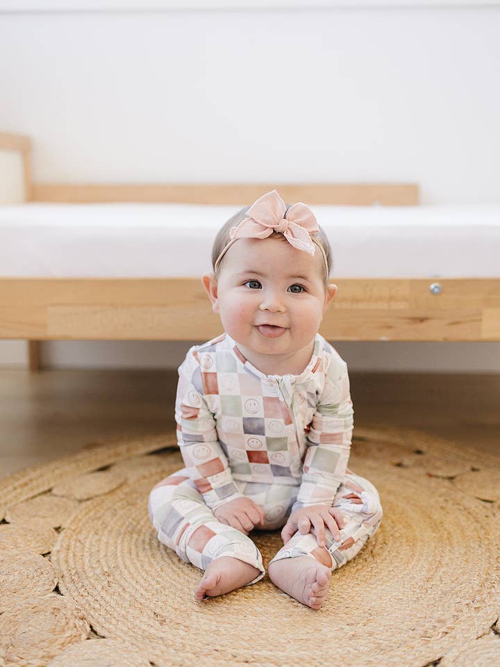 doodle & jack - Wholesale Jumpsuit - Baby - Retro Smile Bamboo Zippy3