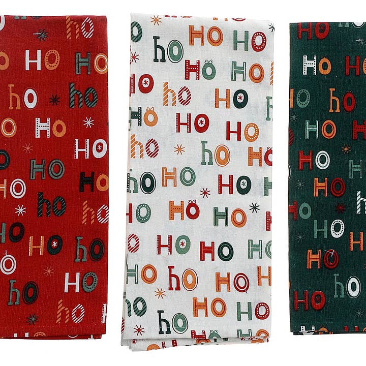 IH Casa Decor - Wholesale Tea Towel - HOHOHO KITCHEN TOWEL (ASSTD)0