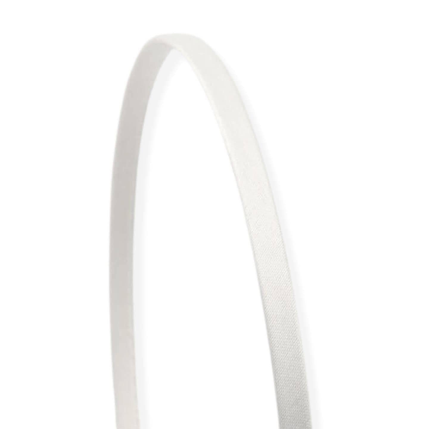 Topkids Accessories – wholesale Fashion headband – women's – 2pc Thin Satin Covered Metal Headbands Hair Bands Alice Bands Ribbon Wrapped Hairbands Head Bands Adult Women Girls Black White Pink Fuchsia19