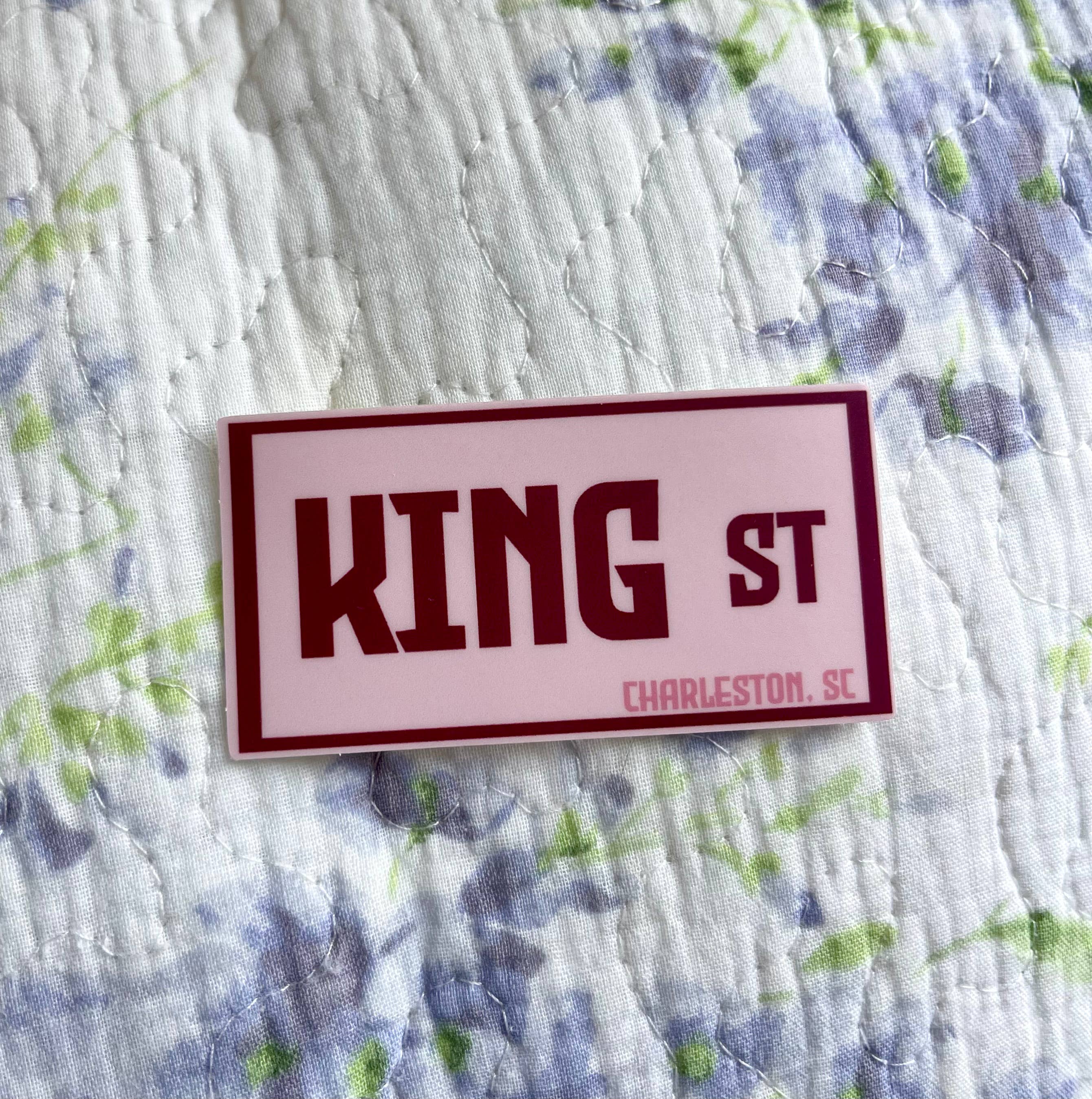Stickers by Saylor - Wholesale Sticker - King Street Sign Charleston South Carolina Vinyl Sticker2