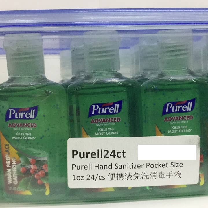 EcoQuality - Venta al por mayor Desinfectante de manos - Desinfectante de Manos Purell Advanced Tamaño de Bolsillo, 1oz 24/caja