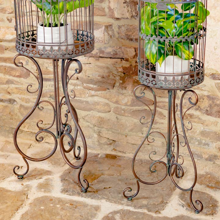 Zaer Ltd. International - Wholesale Plant Pot Stand - Victorian Style Birdcage Style Planters "Copenhagen 1843"15